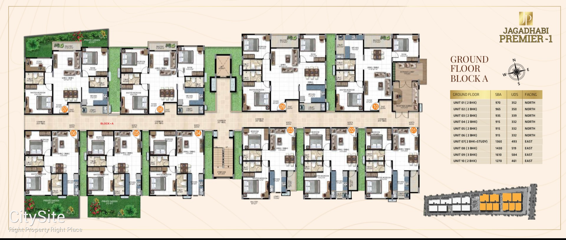 3BHK & 2BHK premier flats